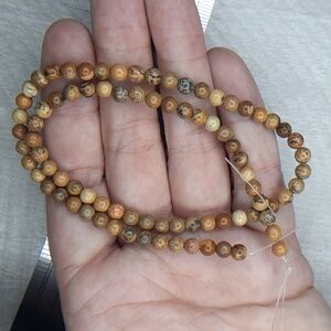 $💲$ 4mm Picture Jasper 15-inch Bead Strand #3